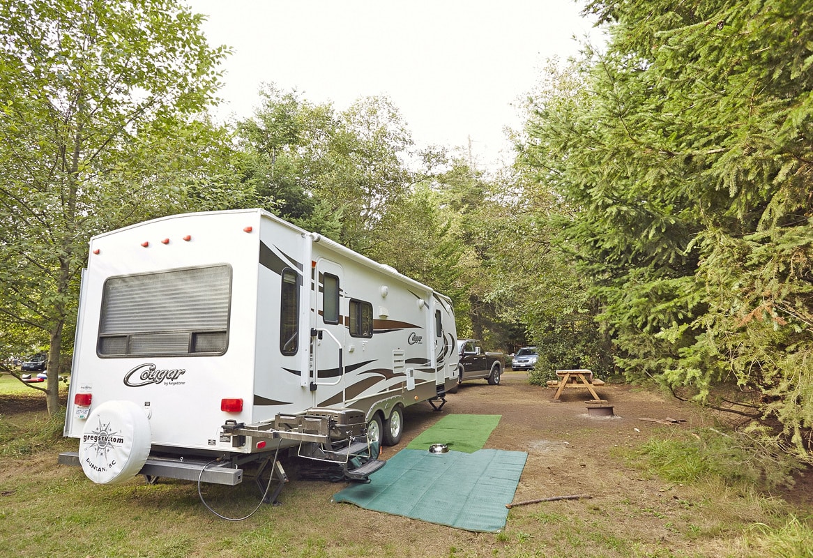 Hornby Island, BC Tribune Bay Campsite
