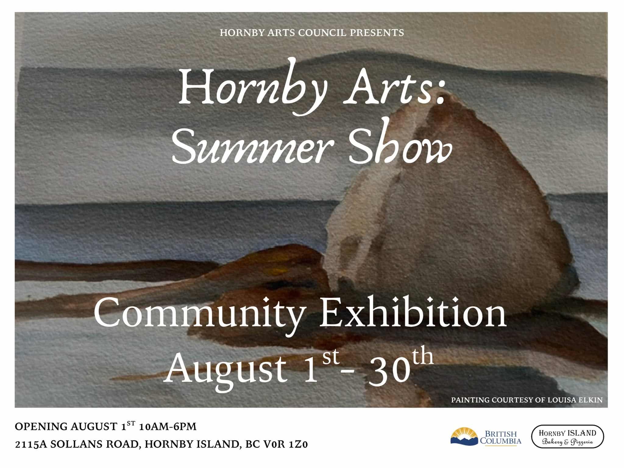Hornby Arts August Group Show